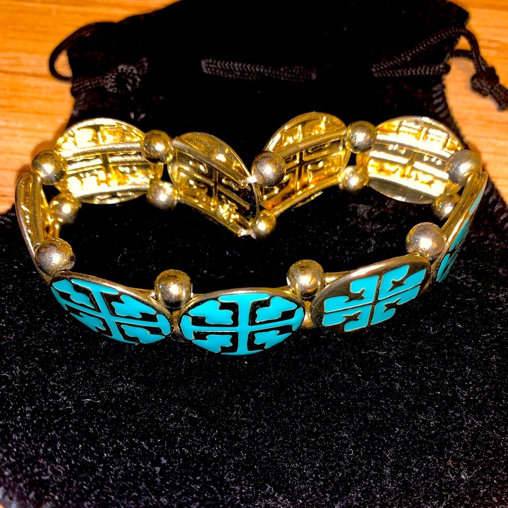 Authentic Tory Burch bracelet ( stretchable )